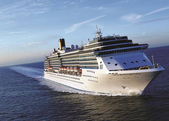 Victoria, depuis Gênes à bord du bateau Costa Mediterranea