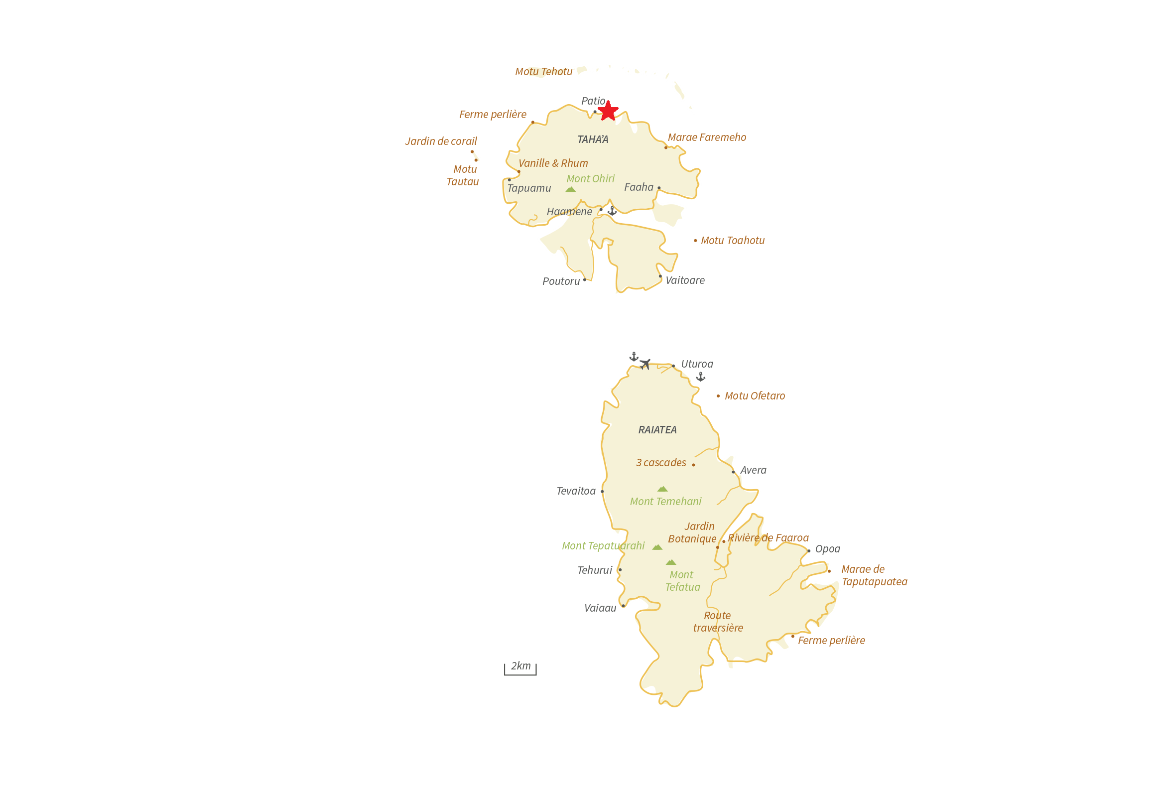 Indalo_Polynesie_Carte_Raiatea Taha&rsquo;a-Pea Iti