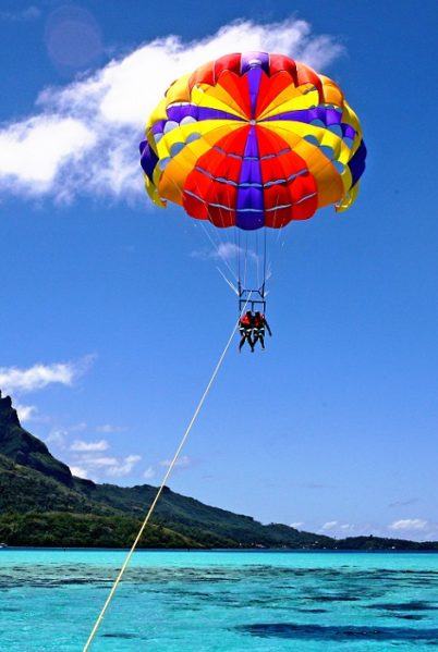 Indalo_Polynesie_Activites_Bora Bora_Parachute ascensionnel-tandem