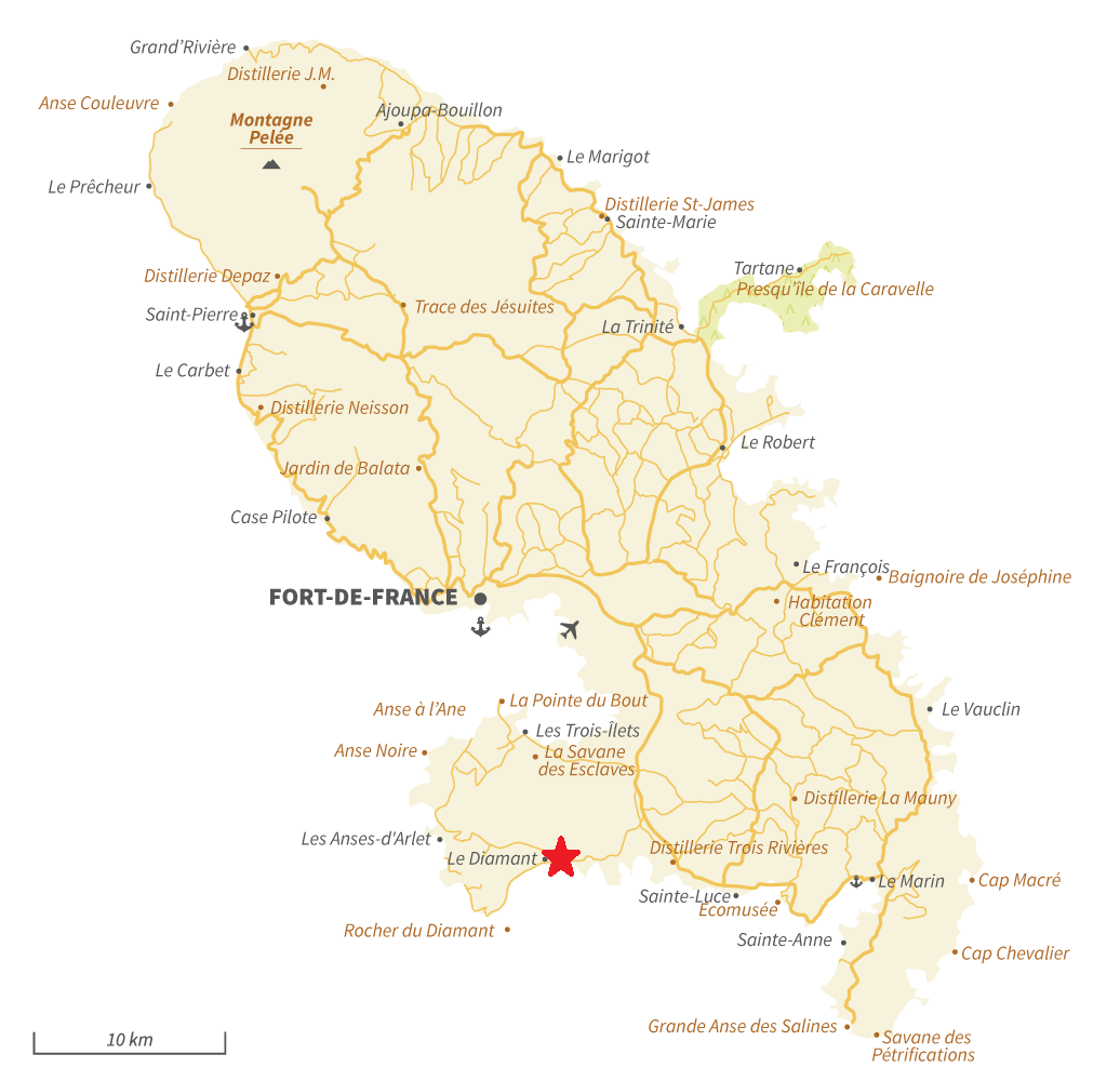 Indalo_Carte_Martinique_Diamant les Bains
